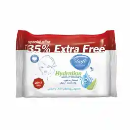 دستمال مرطوب آرایش اکسترا 27 برگ دافی