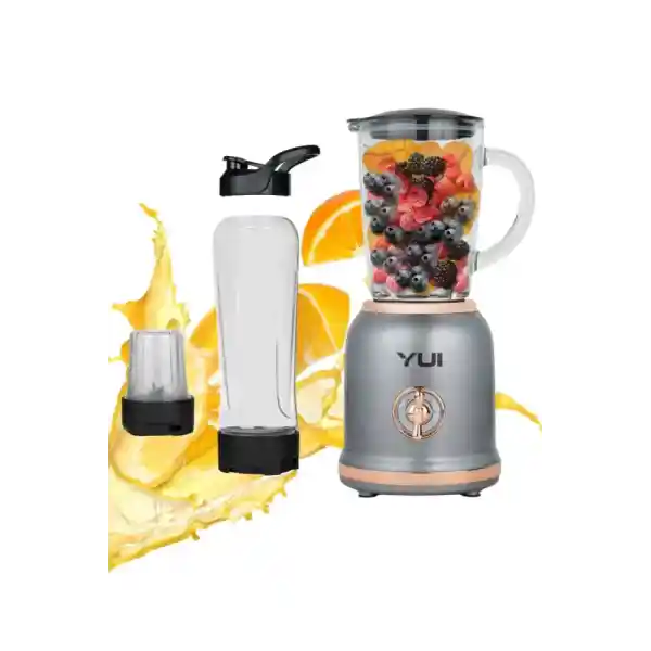 Yui M18 3 In 1 Kişisel Smoothie Retro Blender -öğütücü-cam Doğrayıcı ( Türkiye Garantili)