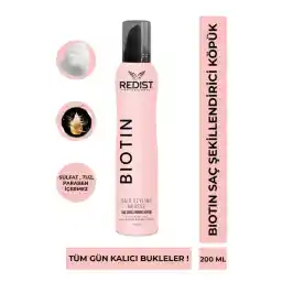 Redist BİOTİN SAÇ ŞEKİLLENDİRİCİ KÖPÜK - VEGAN 200 ML
