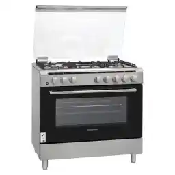 دايو، طباخ غاز 90×60 سم، سعة فرن كبيرة 90 لتر، 5 شعلات عالية الكفاءة، صنع في تركيا، DGC، S965M