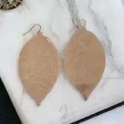 گوشواره زنانه طرح برگ مدل SE1016