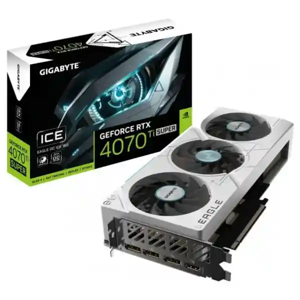 Gigabyte GeForce RTX 4070 Ti SUPER EAGLE OC ICE 16G GDDR6X Graphics Card