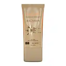 ضدآفتاب رنگی SPF50 فاقد چربی بژ ابریشمی کد NW15 حجم 40 میل سان سیف