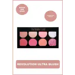 Revolution Ultra Sugar And Spice 8'li Mat Ve Işıltılı Allık Paleti