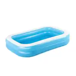 Bestway Aile ve Çocuklar için Uygun Şişme Dikdörtgen Yüzme Havuzu, Mavi, 2.62 m x 1.75 m x 51 cm, 778 L
