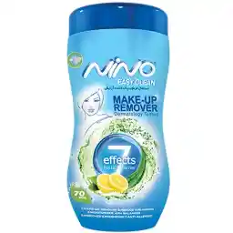 دستمال مرطوب پاک کننده ارایش کمر باریک 70 برگ نینو