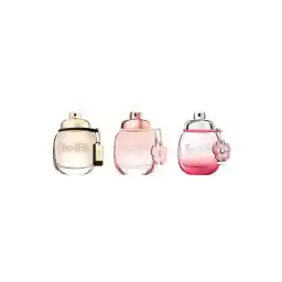 Coach Trio Set (Coach Eau De Parfum + Flow + Blush), Savings 27%