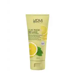 ماسک صورت خاک رسی نعناع و لیمو وارمی Varmi مناسب پوست چرب و مستعد جوش حجم 150 میلی لیتر