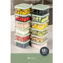 VIENEV ثلاجة 350 مل - 12 منظم ميكروويف وموزع، نعناع