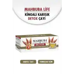 Mahbuba Kinoalı Karışık Detox Diyet Form Bitki Çayı 1 Aylık - ( 30 Kullanım ) Net 60gr