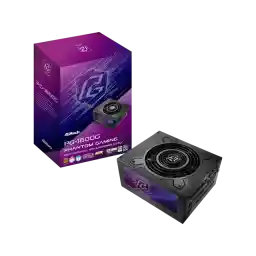 ASRock Phantom Gaming PG-1600G 1600W 80 PLUS GOLD & Cybenetics PLATINUM Full Modular Power Supply, ATX3.1 & PCIe5.1 Ready with Dual Color 12V-2x6 Cables(2pcs), 10 Years Warranty