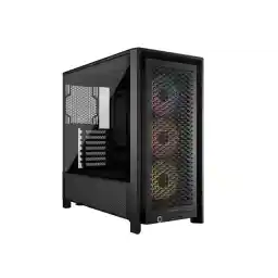 Corsair FRAME 4000D RS ARGB Black Steel / Tempered Glass ATX Mid Tower Computer Case