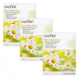 ماسک صورت سادور مدل گل بابونه وزن 25 گرم بسته 3 عددی
