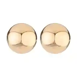 گوشواره طلا میخی 18 عیار زنانه پرسته مدل گوی بزرگ کد WE442