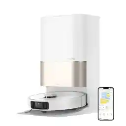 Dreame X40 Ultra Complete Robot Vacuum Cleaner with Mop, 12000 Pa Suction with Removable and Lift Mop, Extensive Cleaning with Side Brushes, MopExtend technology, Self-Cleaning in 70° Hot Water