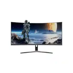 IPASON E3025W-M 29.5" 200Hz 2K Curved Gaming Monitor 1ms FreeSync Premium, 2560*1080 VA 1800R Display, (MPRT),Blue Light Filte, DisplayPort 1.4, HDMI 2.0