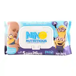 دستمال مرطوب کودک مینیون 70 برگ نینو