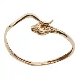 انگشتر طلا 18 عیار زنانه پرسته مدل مار افقی کد wr741 سایز 53