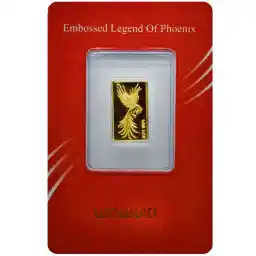 شمش طلا 24 عیار ایرانشمش مدل سیمرغ کد 1000