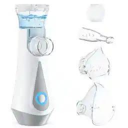 Ultra Quiet Inhaler for Adults, Children, Particle Size 1-5µm, Adjustable Spray, Rechargeable Inhaler