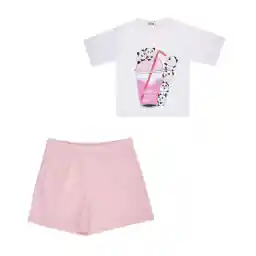 ست تیشرت و شلوارک دخترانه مادر مدل Pindo