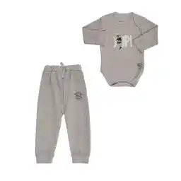 ست بادی و شلوار نخی نوزاد نیل کوک مدل SBP3