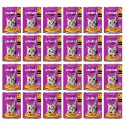 Whiskas Tavuklu 400 Gr x24, Kedi Yaş Mama