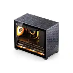 JONSBO D32 PRO Micro-ATX PC Case,High Compatibility Mini Desktop Case,A/B Mode for MB, Support MATX Back-Connect/BTF MB,365mm GPU/240AIO/163mm Air Cooler,ATX/SFX-L/SFX PSU, USB3.2 PC Gaming Case,Black