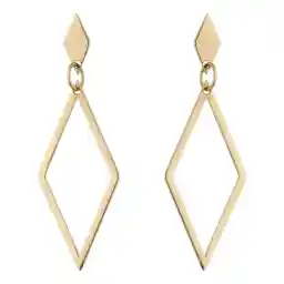 گوشواره میخی طلا 18 عیار زنانه پرسته مدل قابوس کد we836