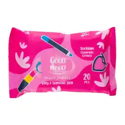 دستمال مرطوب آرایشی مناسب پوست خشک و حساس بسته 20 عددی | گود مود