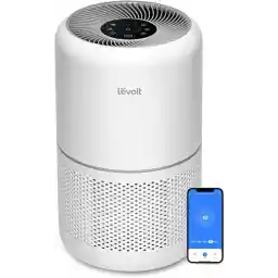 LEVOIT Smart Air Purifier for Home Bedroom, H13 HEPA Air Filter with Real Time Air Quality Sensor, Removes 99.97% Pollen Allergies Dust Odours, Alexa Enabled Air Cleaner with Quiet Auto Mode, Core300S