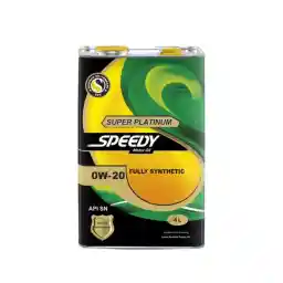روغن موتور اسپیدی مدل سوپر پلاتینیوم 0W-20 حجم 4 لیتر