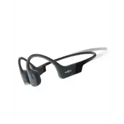 SHOKZ OpenRun Mini-Bone Conduction Headphones,Open-Ear Bluetooth Wireless Sport Headphones for Running & Workout,Sweat Resistant, Long 8H Playtime,Mic,with Hair Band-Black