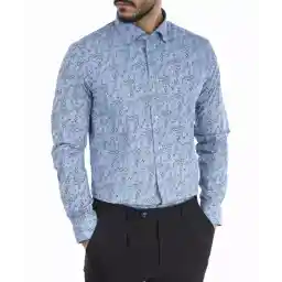 پیراهن آستین بلند مردانه کافه شرت مدل 1074