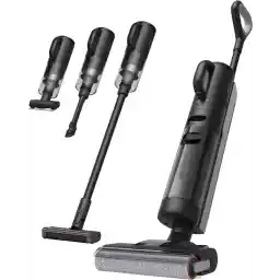 Dreame H12 Dual Wet and Dry Cordless Vacuum Cleaner and Mop,16000Pa Suction, Combo 4-in-1 Stick Vacuum for Multi-Surface, One-Step Self Cleaning with Hot Air Drying, 2 Year Warranty