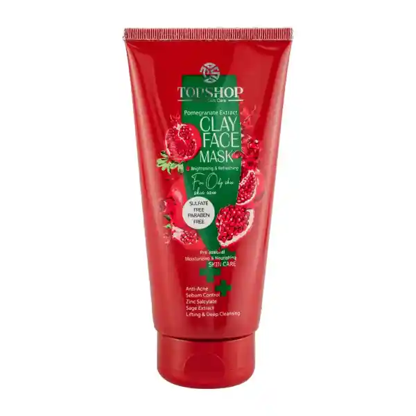 Topshop Face Mask Containing Clay Suitable For Oily Skin 200 ml | Top Shop