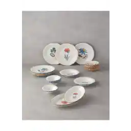 English Home طقم إفطار جيسيكا بورسلين 20 قطعة 6 أشخاص ملون