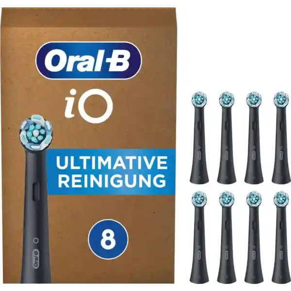 Oral-b Iour8bk Austausch Der Elektrischen Zahnbürste 8 Einheiten One Size