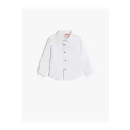 Koton Basic Gömlek Uzun Kollu Düğmeli Pamuklu