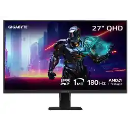 GIGABYTE - GS27QA SA - 27" IPS Gaming Monitor - QHD 2560x1440 - 180Hz - 1ms MPRT - AMD FreeSync - HDMI, DP - Black
