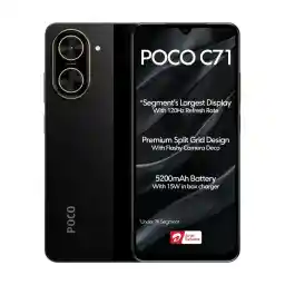 گوشی موبایل شیائومی مدل Poco C71 ظرفیت 128 گیگابایت رم 4 گیگابایت