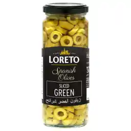 لوريتو زيتون الأخضر الإسباني المقطع، 330 غرام
