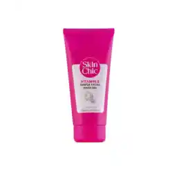 ژل شستشو صورت اسکین شیک Skin Chic حاوی ویتامین E حجم 200 میلی لیتر