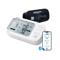 OMRON X7 Smart AFib Upper Arm Blood Pressure Monitor | Atrial Fibrillation Screening At Any Home Blood Pressure Control | Clinically Validated | 2 Users | Intelli Wrap Cuff 22-42cm | Free App
