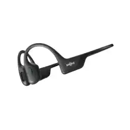 SHOKZ OpenRun Pro-Bone Conduction Headphones, Open-Ear Bluetooth Wireless Sport Headphones for Running and Workout, Sweat Resistant, Long Battery Life, Premium Deep Bass, Mic,with Hair Band, Black