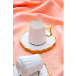 ACAR طقم فناجين قهوة بورسلين من بترا ديو - 90 مل