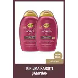 OGX Keratin Oil Kırılma Karşıtı Sülfatsız Şampuan 385 ml X 2 Adet