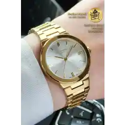 Lee Cooper Orijinal Lee Cooper Gümüş Kadran Gold İnce Kasa Çelik Kadın Kol Saati