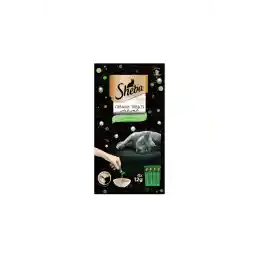 SHEBA طعام القطط الكريمي بنكهة الدجاج - عبوة من 12 قطعة، 48 جرام