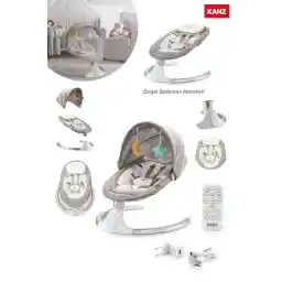 Kanz Flamingo Elektrikli Ana Kucagı Gri